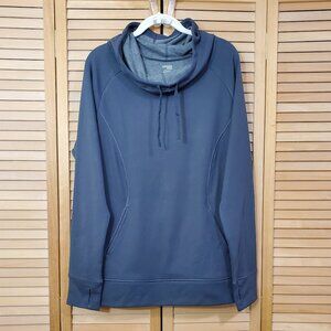 Danskin Now Women's Dri-More Cowl Neck Long Sleeve Activewear Pullover XL
